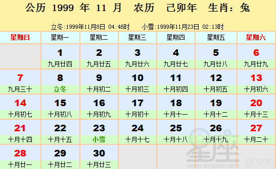 3、年农历阳历表查询11月:年阴历11月七号是阳历的多少