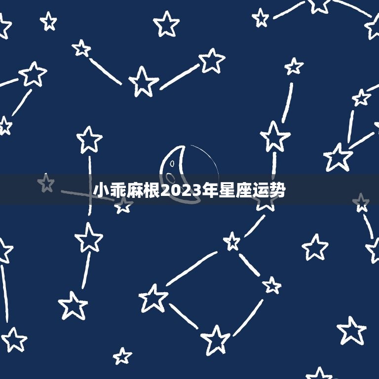 小乖麻根2023年星座运势(12星座预测)