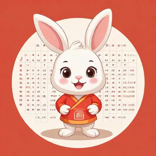万年历属兔的今年多大了，属兔生肖年份对应表