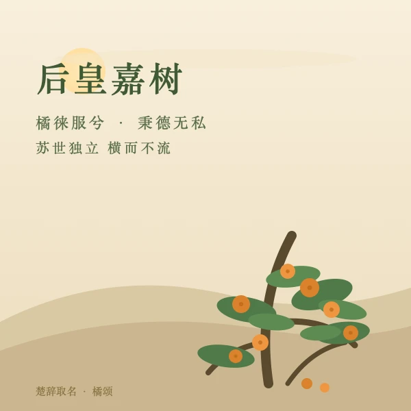 橘颂 嘉树橘果